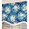 RLF Home Burst Provance 3" Rod Pocket Lining Luxurious and Elegant Window Treatment Valance 50" x 16" Blue - 3 of 4