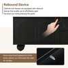 HDZNVF Cream Style TV Stand with Arched Doors and 2 Drawers for TVs up to 75 inch, Black - 4 of 4