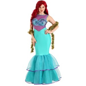 HalloweenCostumes.com Women's Shell-a-brate Mermaid Costume - 1 of 2