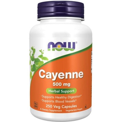 Cayenne 500mg by Now Foods  -  250 Capsule