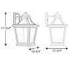 Progress Lighting Endorse 1-Light Outdoor Wall Lantern in Black with Clear Beveled Glass Shade - 2 of 2
