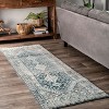 Nuloom Vintage Melani Medallion Fringe Indoor Area Rug - 2 of 4