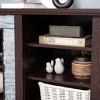 Wooakway Large TV Stand TV Desk Storage Rack with Faux Stacked Stone Surround - 4 of 4