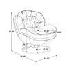 NicBex Accent Chair with Ottoman,TV Chair with Metal Frame,Chair and Ottoman Sets for Bedroom,Reading Room,Office - 4 of 4