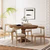 Christopher Knight Home Cotterell Contemporary Fabric Upholstered Wood 5 Piece Expandable Dining Set - 2 of 4