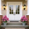 2PCS Artificial Lavender Begonia Ball Trees 23" UV Resistant Fake Evergreen Shrubs Bushes Plants for Front Porch Garden - 4 of 4