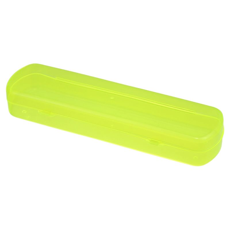 Unique Bargains Plastic Lightweight Toothbrush Travel Case 2.17"x1.38"x8.07", 1 of 7