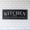 VIP Metal 38 in. Black Good Food Good Friends Good Times Plaque - 2 of 3