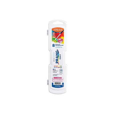 Prang Professional Watercolors 8 Assorted Colors Oval Pans 00800