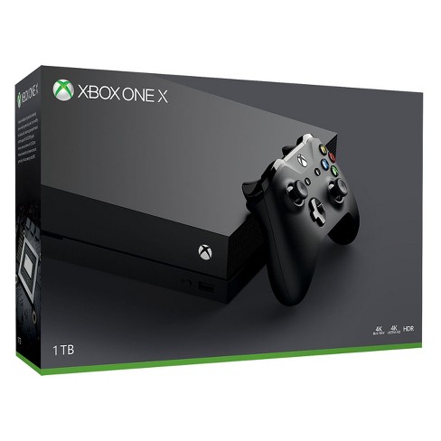 Xbox One X 1 Tb Console Black Target - roblox xbox 1x