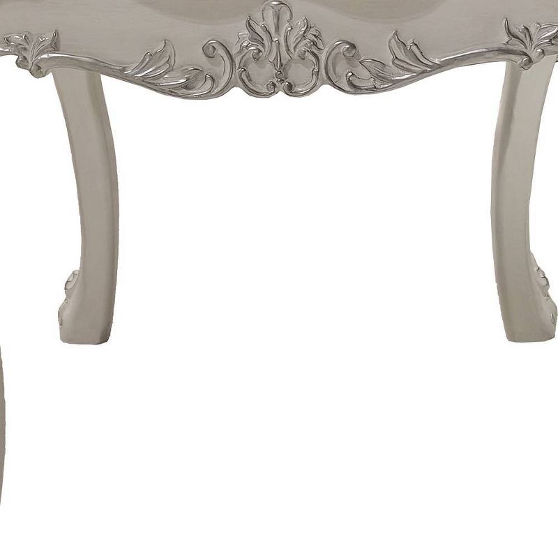 28.3&#34; Dresden Accent Table Bone White Finish - Acme Furniture, 3 of 9