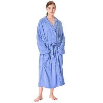 Catalonia Womens Fleece Long Robe, Comfy Soft Chenille Bathrobe, Gift for Her
