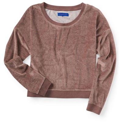 Aeropostale Womens Velour Sweatshirt