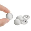 Unique Bargains Blouses Sweater Round Aluminum Cotton Fabric Cloth Covered Buttons 10 Pcs - 4 of 4