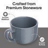 Omniware Teaz Cafe 24oz Jumbo Mug, Set of 4 - Rustic Stoneware, Oversized Handle, Dishwasher Safe, Lead-Free Glaze - 3 of 4