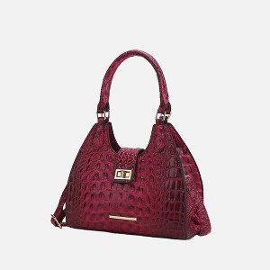 MKF Collection Ava Women's Tote Faux Crocodile Embossed Vegan Leather Handbag by Mia K - 1 of 4