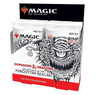Magic The Gathering Magic: The Gathering Adventures in the Forgotten Realms Collector Booster Box | 12 Packs (180 Magic Cards)