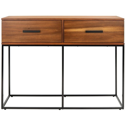 Marquise 2 Drawer Console Table - Brown - Safavieh - image 1 of 4