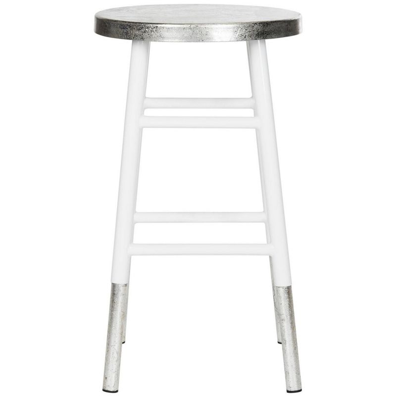 Kenzie Silver Dipped Counter Stool  - Safavieh, 1 of 8
