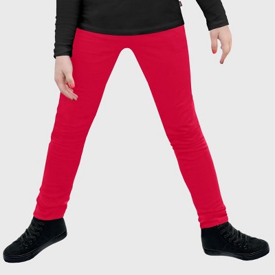City Threads USA-Made Girls Soft Fleece Comfortable & Stylish Stretch Leggings for Toddlers/Kids