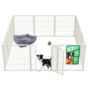 FXW Homeplus Indoor Dog Playpen - Stress-Free and Safe Play,Panels for Puppy and Small Dogs, Black│Patented - 1 of 4