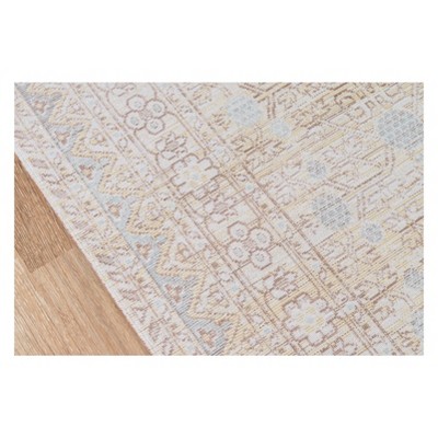 Modern Elegance Braided Blue Synthetic Rectangular Rug 5'3" x 7'3"