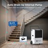 Moiswell 240-Pint Commercial Dehumidifier with Pump - Covers Large Spaces up to 8,000 Sq Ft - 3 of 4