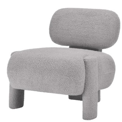 Infurnic Accent Chairs, Modern Upholstered Dining Chairs Set with Sturdy Legs, for Kitchen and Dining Room, Gray, 26.4"*27.1"*28.5"