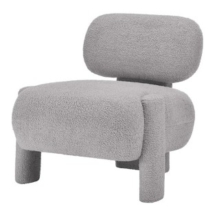 Infurnic Accent Chairs, Modern Upholstered Dining Chairs Set with Sturdy Legs, for Kitchen and Dining Room, Gray, 26.4"*27.1"*28.5" - 1 of 4
