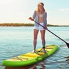 Costway Small Inflatable SUP Board, Portable Paddle Board with 5D rings Stand Up Paddle Board for Youth & Adult Blue/Turquoise/Green/Orange/Navy/Pink/Light Pink - 2 of 4