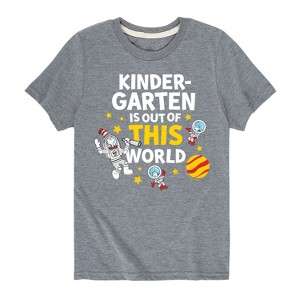 Boys' - Dr. Seuss - Kindergarten Out Of This World Short Sleeve Graphic T-Shirt - 1 of 4