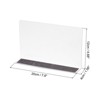 Unique Bargains PVC Material Clear Sturdy Durable L Type Shelf Dividers 4 Pcs - 2 of 3