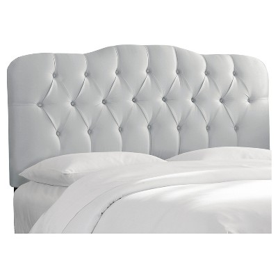 target white headboard