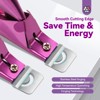 Saviland Nail Clippers with Magnets: Rose Nail Clipper for Nails Cutter with Sizer Magnets 15PCS  (Rose) (Rose) - 4 of 4