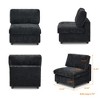 Cloud Sectional Couches for Living Room,134" Convertible L Shaped Couch With Ottoman, 6 Seater Modular Sectional Sofa,Deep Seater Furniture Sets - 3 of 4