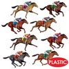 Beistle Race Horse Props, 29", (8/Pkg) Multicolored - 4 of 4