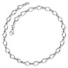 Black Bow Jewelry 8.25mm 14K Yellow or White Gold Fancy Open Link Chain Necklace, 18 In - 2 of 4