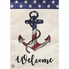 Briarwood Lane Everyday House Flag 40x28 For Outdoor Amercian Anchor Burlap House Flag - 3 of 4