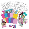 Tara Toy: Barbie Rubbing Plates Fashion Portfolio - Create & Design Fashion Outfits, Mix & Match, Coloring-Drawing-Sticker Set, Activity Pad, Kids 3+ - 2 of 4