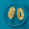 Ross-Simons 18kt Gold Over Sterling Small Byzantine Hoop Earrings - 4 of 4