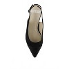 Women's Wo's Uwaha Genuine Leather & Real Suede Slingback Flats - Rag & Co. - 4 of 4