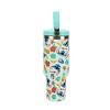 Lilo & Stitch All-Over Tropical Stitch Print Blue 40 Oz Stainless Steel Water Bottle - 4 of 4