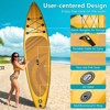 Garvee Inflatable Paddle Board for Adults, 11'×33" Stand up Paddle Board Inflatable Fishing Blow up Paddle Boards with Paddle, Pump, Backpack, Fin - 2 of 4