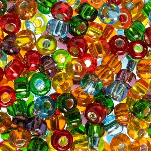 John Bead 22g 2/0 Silver Lined Mix Czech Glass Seed Beads for Jewelry Bracelet Necklace Making - 1 of 4