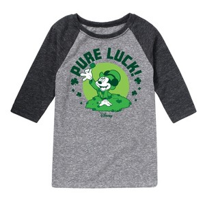 Boys' - Disney - Pure Luck Raglan Graphic T-Shirt - 1 of 4