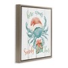 Stupell Industries Nautical Sandy Claws Crab, 25'' x 25'' - 3 of 4