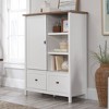Cottage Road Storage Cabinet with File Drawers White - Sauder: Adjustable Shelves, MDF Frame - 2 of 4