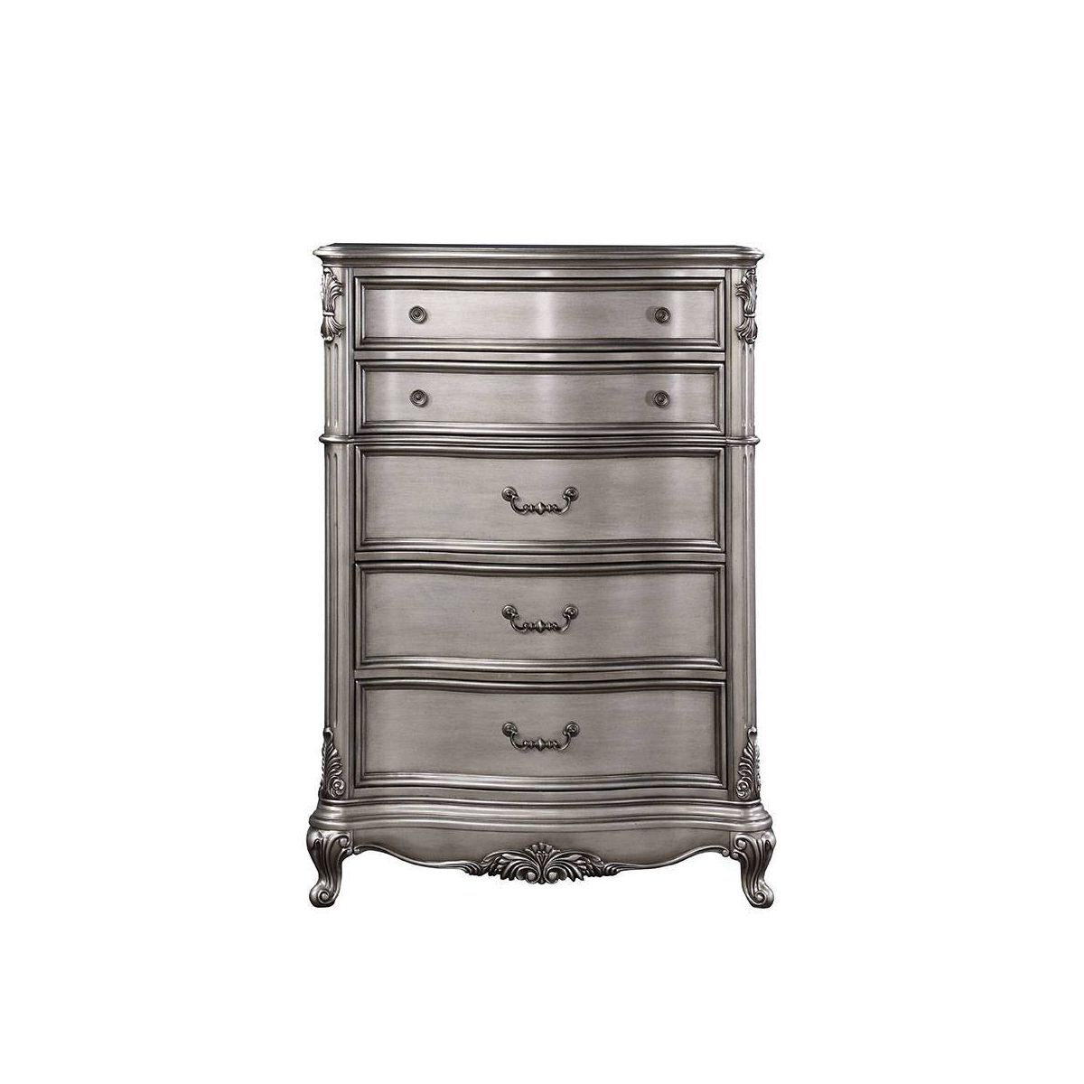 Acme Furniture Ariadne 5-Drawer Dresser Antique Platinum Finish - thumbnail 2