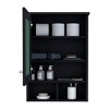 GlasFlength Decorative Wall Mirrors Vanity Mirrors Open Shelves Bathroom Decor Cabinet Accent Mirror for Bathroom Wall, Black, 20.9"*6.6"*29" - 4 of 4