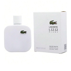 Lacoste L.12.12 Blanc By Lacoste Men Star Anise, Clary Sage, Cedar, Vetiber, Clay  Edt Spray 3.3 Oz - 1 of 1